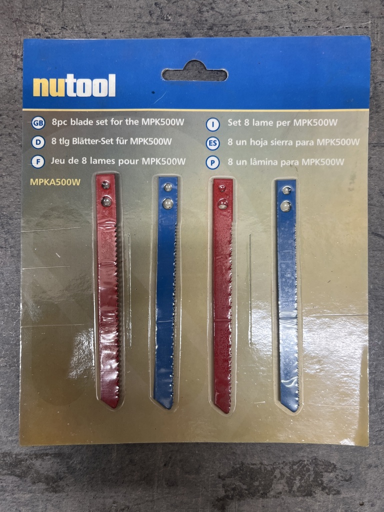 Set 8 lame per MPK500W - nutool