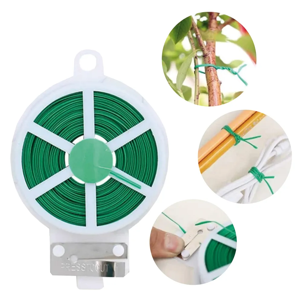 Filo acciaio plastificato 30m con taglierina